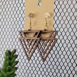 Abstract Geometric Triangle Boho Dangle/Drop Earrings